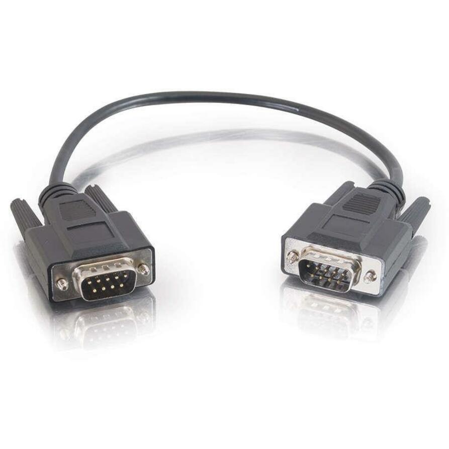 C2G 6ft DB9 M/M Cable - Black