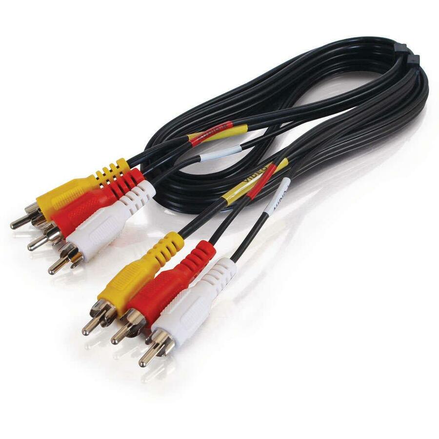 C2G 50ft Value Series Composite Video + Stereo Audio Cable