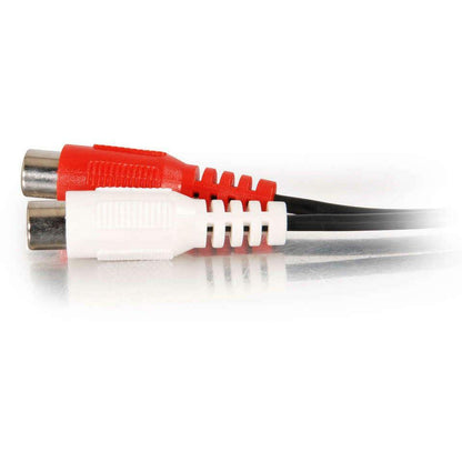 C2G 6in Value Series One 3.5mm Stereo Male To Two RCA Stereo Female Y-Cable