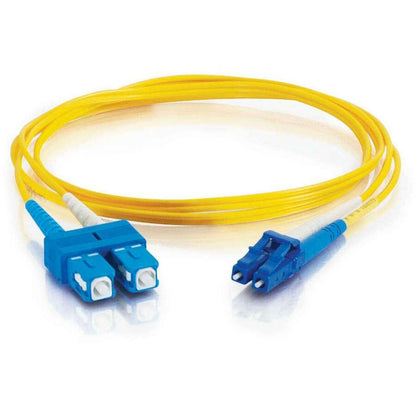 C2G 6m LC-SC 9/125 Duplex Single Mode OS2 Fiber Cable - Yellow - 20ft