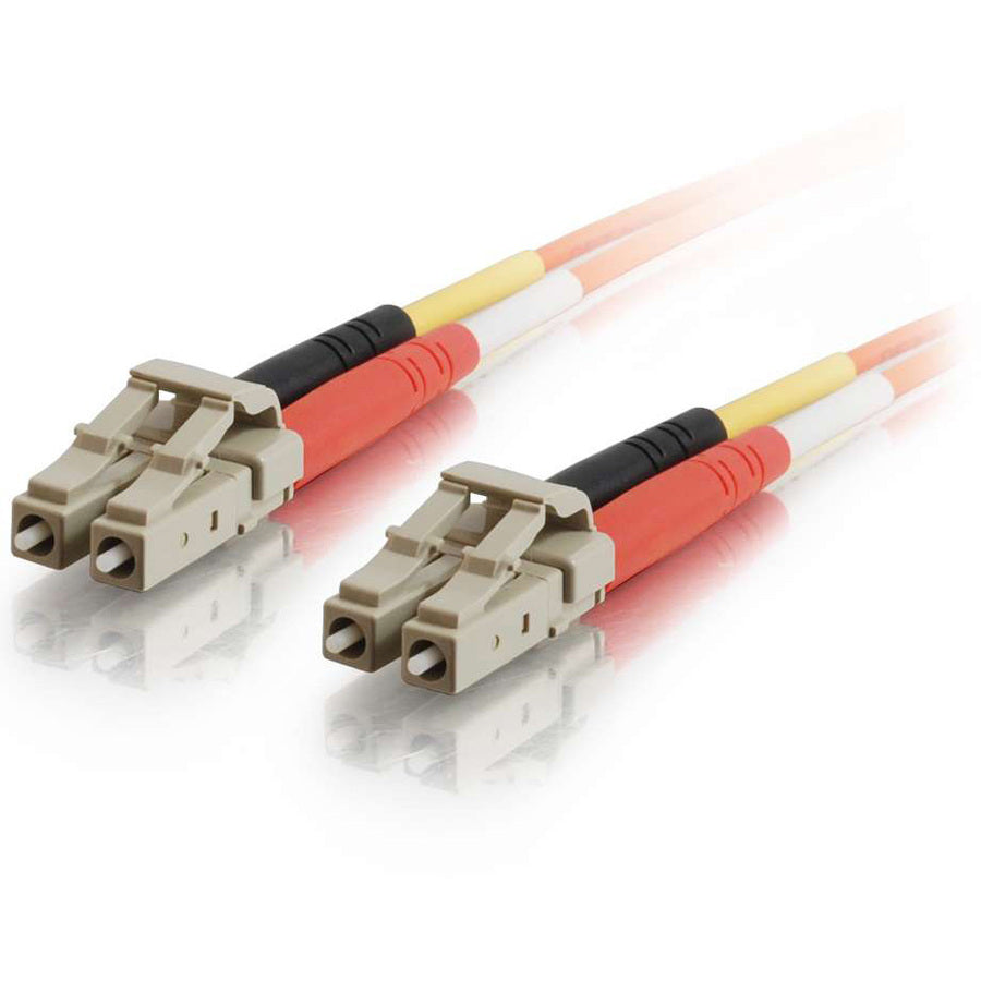 C2G 3m LC-LC 50/125 Duplex Multimode OM2 Fiber Cable - Orange - 10ft