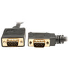 Tripp Lite 3ft VGA Coax Monitor Cable with RGB High Resolution Right Anlge HD15 M/M 3'