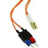 C2G 3m LC-SC 50/125 Duplex Multimode OM2 Fiber Cable - Orange - 10ft