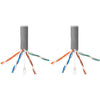 Tripp Lite 1000FT Plenum CMP Cat 6 Solid UTP Bulk Cable Gray 1000'