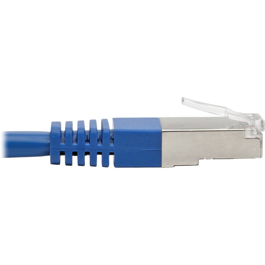 Tripp Lite 15' Cat5e Molded Shielded Patch Cable STP RJ45 M/M 350 Mhz Blue
