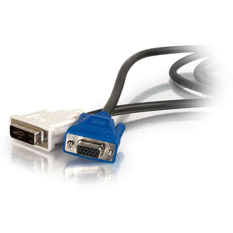 C2G 2m DVI Male to HD15 VGA Female Video Extension Cable (6.5ft)