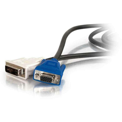 C2G 2m DVI Male to HD15 VGA Female Video Extension Cable (6.5ft)