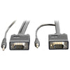 Tripp Lite VGA Coax Monitor Cable with audio, High Resolution cable with RGB coax