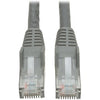 Tripp Lite 20ft Cat6 Gigabit Snagless Molded Patch Cable RJ45 M/M Gray 20'