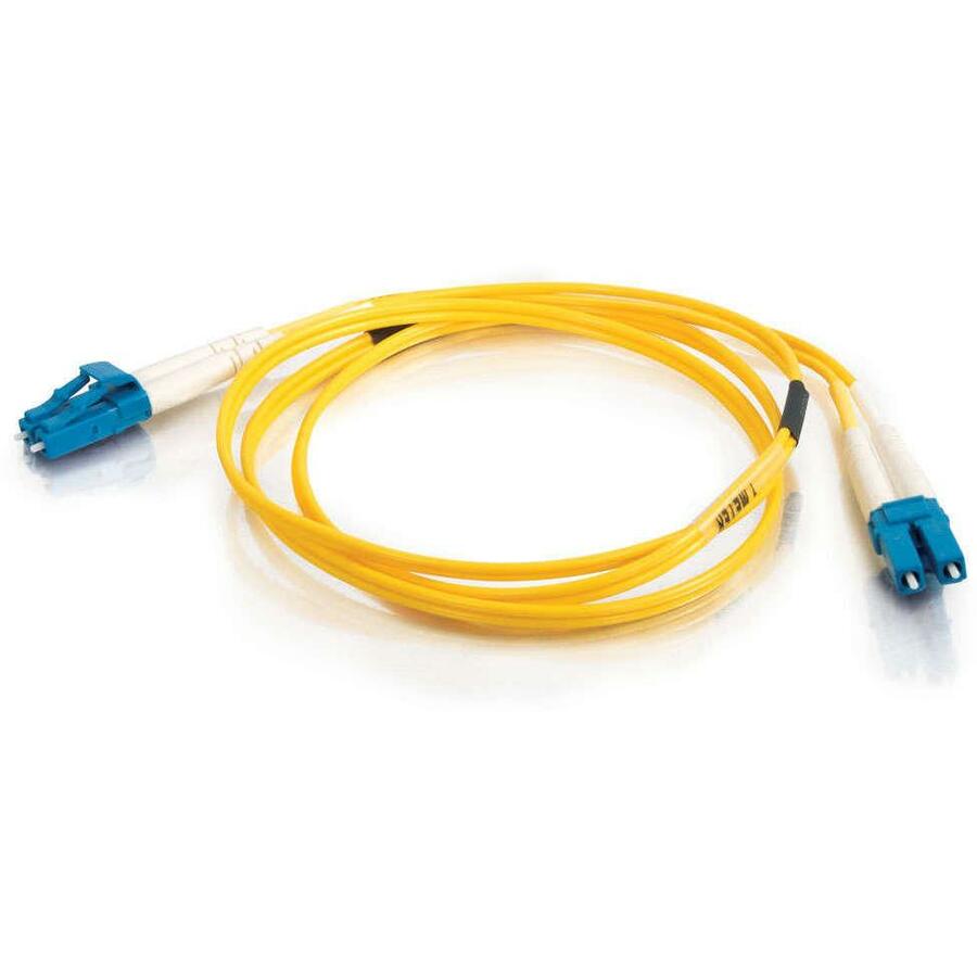 C2G 4m LC-LC 9/125 Duplex Single Mode OS2 Fiber Cable - Yellow - 13ft