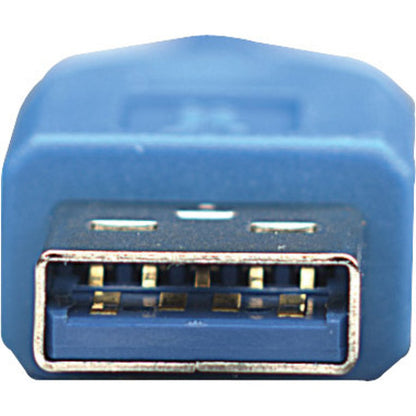 Manhattan SuperSpeed USB 3.0 A Male/A Female Extension Cable, 10 ft (3m), Blue