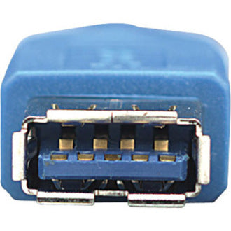 Manhattan SuperSpeed USB 3.0 A Male/A Female Extension Cable, 10 ft (3m), Blue