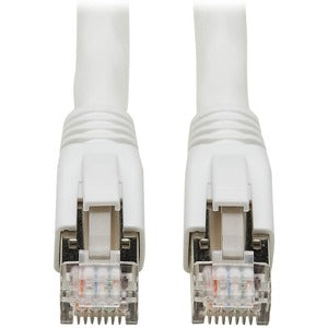Tripp Lite Cat8 Patch Cable 25G/40G Certified Snagless M/M PoE White 6ft
