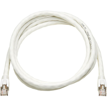 Tripp Lite Cat8 Patch Cable 25G/40G Certified Snagless M/M PoE White 6ft