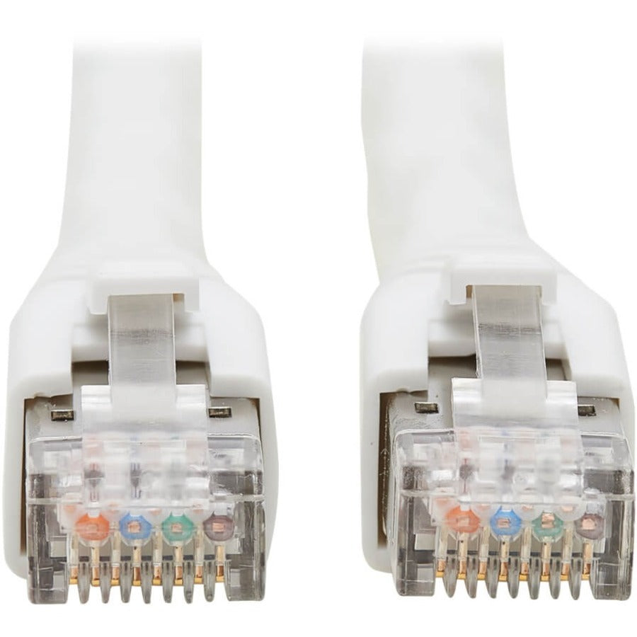Tripp Lite Cat8 Patch Cable 25G/40G Certified Snagless M/M PoE White 6ft