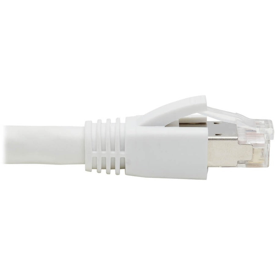 Tripp Lite Cat8 Patch Cable 25G/40G Certified Snagless M/M PoE White 6ft