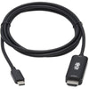 Tripp Lite USB C to HDMI Adapter Cable 4K 60Hz HDR M/M DP 1.2 Alt Mode 3ft