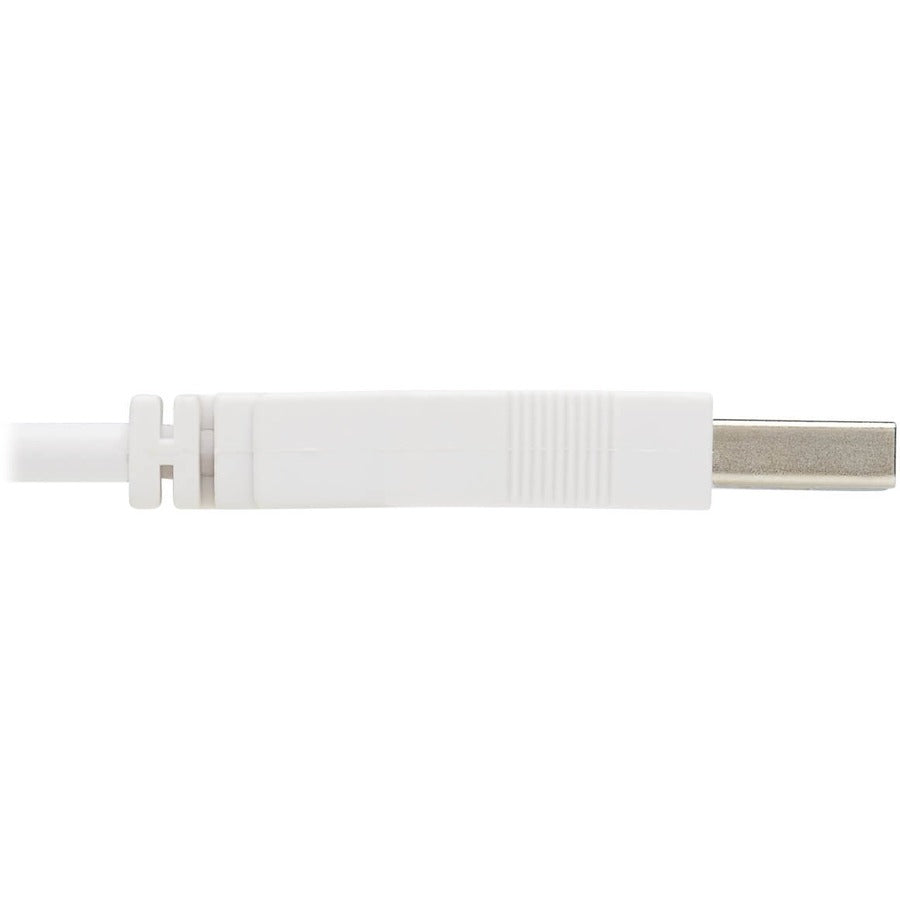 Tripp Lite Safe-IT USB-A to USB Micro-B Antibacterial Cable (M/M), USB 2.0, White, 6 ft.