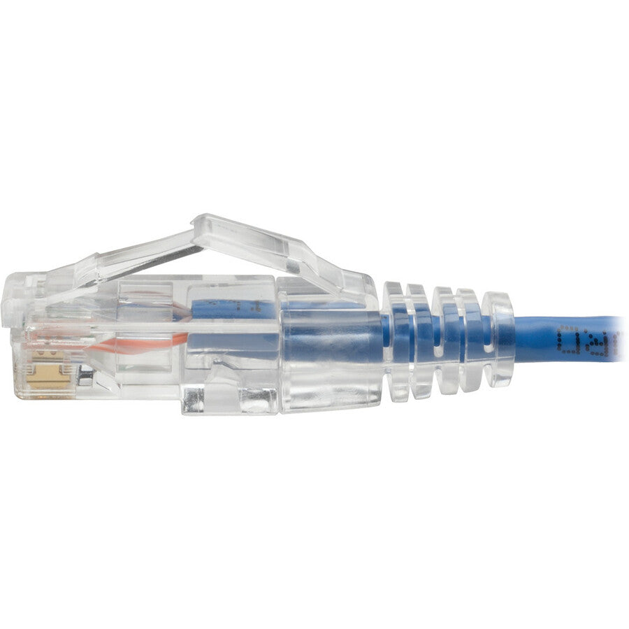 Tripp Lite Cat6 UTP Patch Cable (RJ45) - M/M, Gigabit, Snagless, Molded, Slim, Blue, 7 ft.
