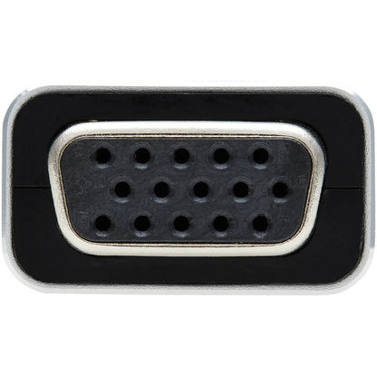 Tripp Lite USB C to VGA Adapter Cable Flat Thunderbolt 3 M/F Black 5in