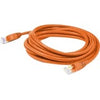 AddOn 2.5ft RJ-45 (Male) to RJ-45 (Male) Orange Cat6 Straight Shielded Twisted Pair PVC Copper Patch Cable