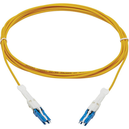 Tripp Lite Duplex Singemode 400Gb Fiber Optic Cable 9/125 OS2 LSZH Yellow 3M