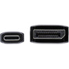 Tripp Lite USB C to DisplayPort Adapter Cable 8K UHD M/M DP 1.4 Black 3ft