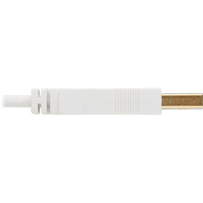 Tripp Lite Safe-IT USB-A to USB Mini-B Antibacterial Cable (M/M), USB 2.0, White, 3 ft.