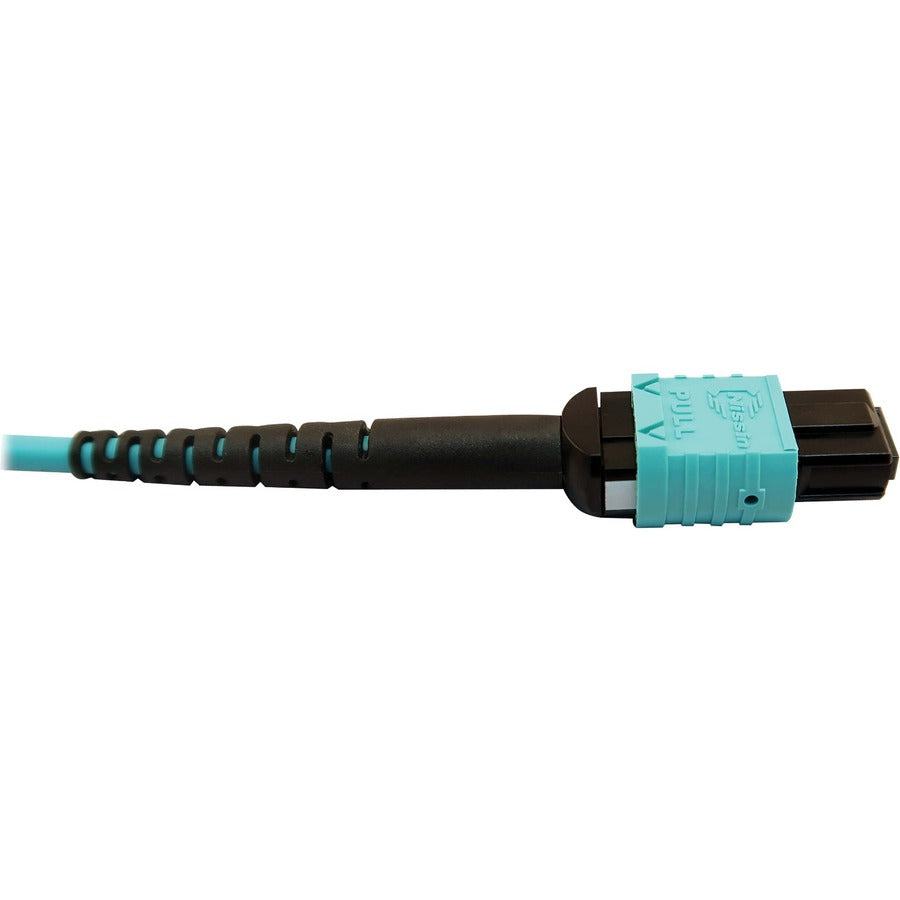 Tripp Lite Multimode Fiber Optic Cable 24F MTP/MPO-PC to x2 12F MTP/MPO-PC F/F 5M