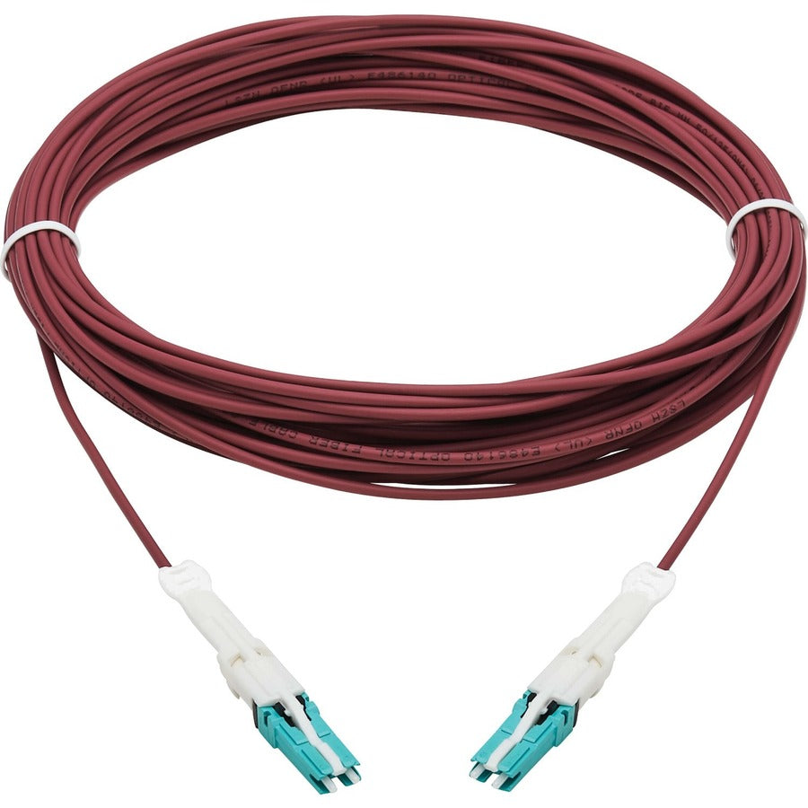 Tripp Lite Duplex Multimode Fiber Optic Cable 400G OM4 LSZH CS-PC CS-PC 10M