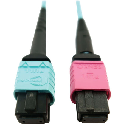Tripp Lite Multimode Fiber Optic Cable 24F MTP/MPO-UPC to 16F MTP/MPO-UPC F/F 3M