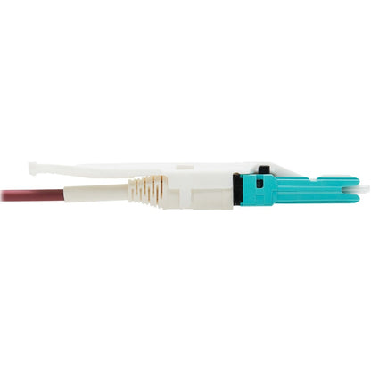 Tripp Lite Duplex Multimode Fiber Optic Cable 400G OM4 LSZH CS-PC LC-PC 5M