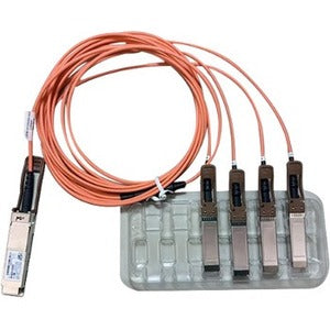 Axiom QSFP to 4 SFP+ Active Optical breakout Cable