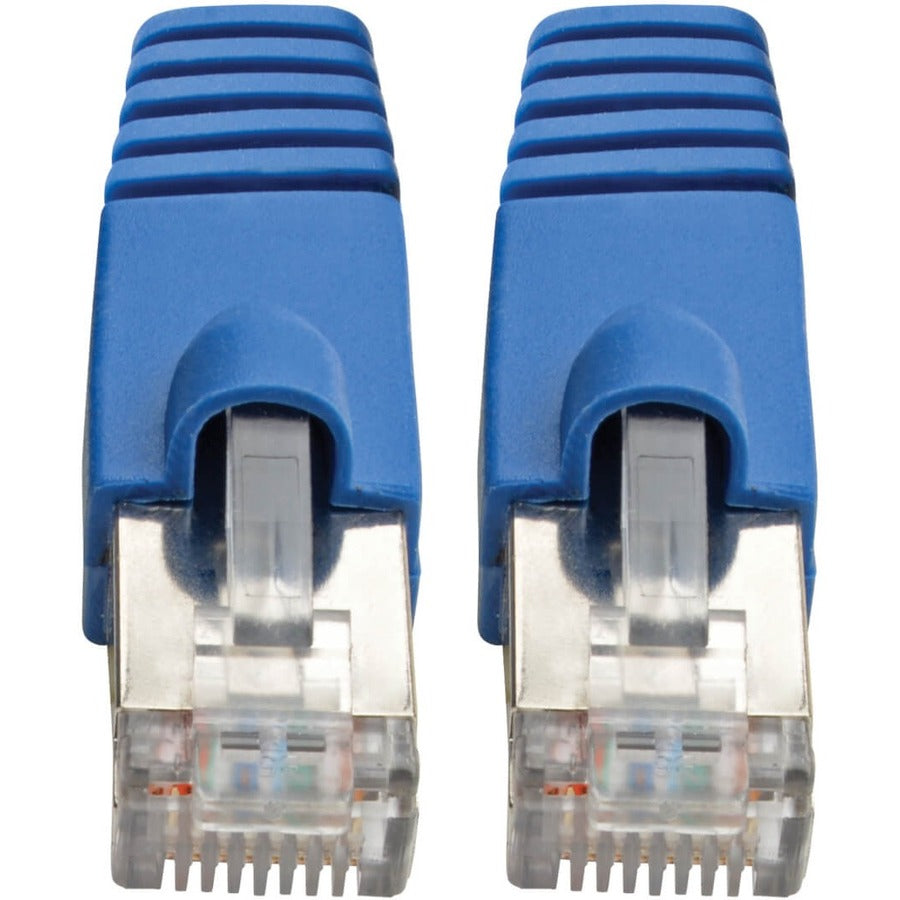 Tripp Lite Cat6a Ethernet Cable 10G STP Snagless Shielded PoE M/M Blue 6ft