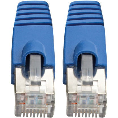 Tripp Lite Cat6a Ethernet Cable 10G STP Snagless Shielded PoE M/M Blue 6ft
