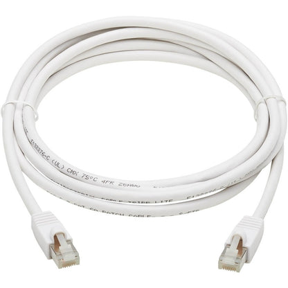 Tripp Lite Safe-IT Cat6a Ethernet Cable Antibacterial Snagless PoE M/M 10ft