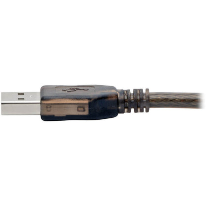 Tripp Lite RS232 to USB Adapter Cable with COM Retention (USB-A to DB9 M/M), FTDI, 5 ft.