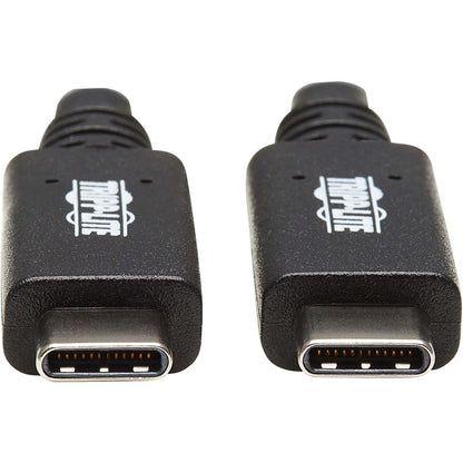 Tripp Lite USB C Cable USB 3.1 Gen 2, 5A Rating 10Gbps M/M USB Type C Thunderbolt 3 20in