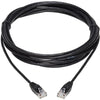 Tripp Lite Cat6a 10G Snagless Molded Slim UTP Network Patch Cable (M/M), Black, 15 ft.