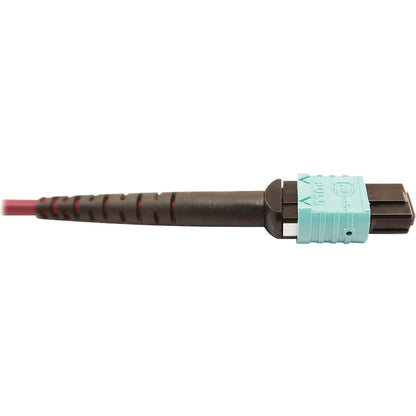 Tripp Lite Multimode Fiber Optic Cable 400G MTP/MPO-APC to 24F MTP/MPO-UPC F/F 1M