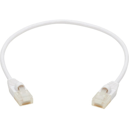 Tripp Lite Safe-IT Cat6a Ethernet Cable Antibacterial Snagless Slim M/M 1ft