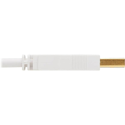 Tripp Lite Safe-IT USB-A to USB-B Antibacterial Cable (M/M), USB 2.0, White, 10 ft.