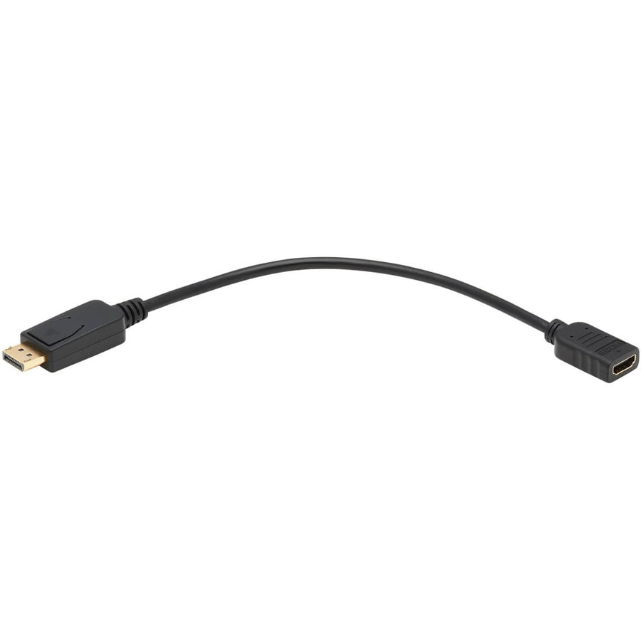 Tripp Lite DisplayPort to HDMI Video Adapter Converter, M/F, 1 ft., DP to HDMI Black