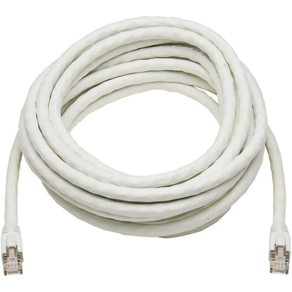 Tripp Lite Cat8 Patch Cable 25G/40G Certified Snagless M/M PoE White 20ft