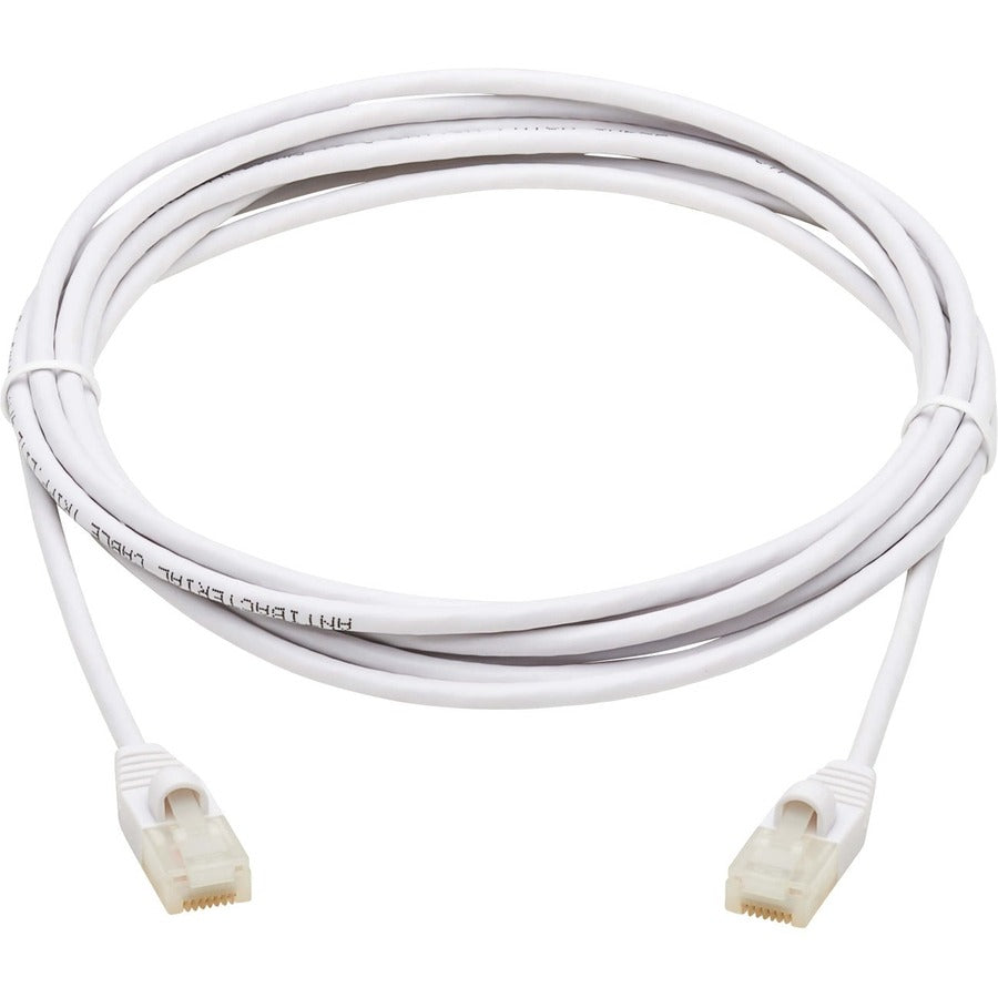 Tripp Lite Safe-IT Cat6a Ethernet Cable Antibacterial Snagless Slim MM 15ft