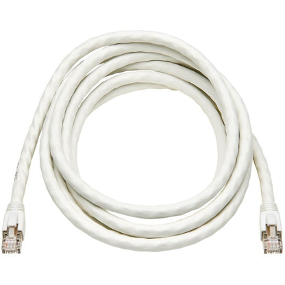 Tripp Lite Cat8 Patch Cable 25G/40G Certified Snagless M/M PoE White 10ft