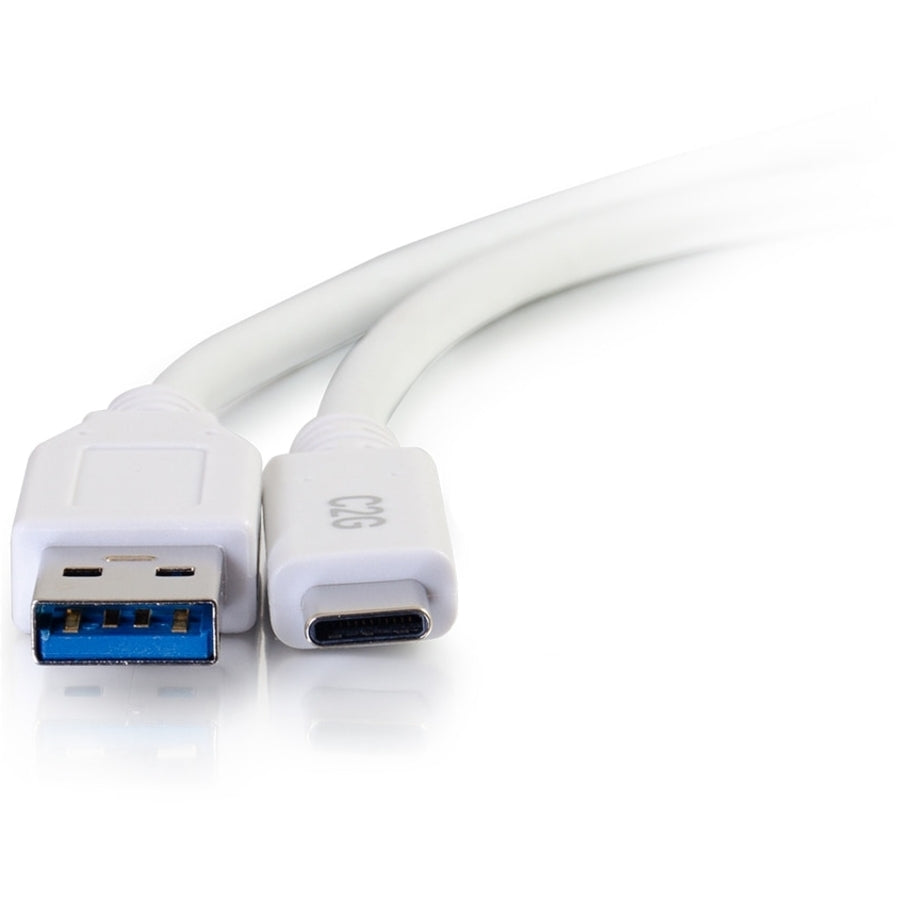 C2G 6ft USB C Male to USB A Male Cable - Usb 3.2 - 5Gbps - 3A - Black - M/M