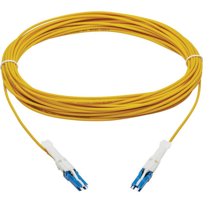 Tripp Lite Duplex Singemode 400Gb Fiber Optic Cable 9/125 OS2 LSZH Yellow 10M
