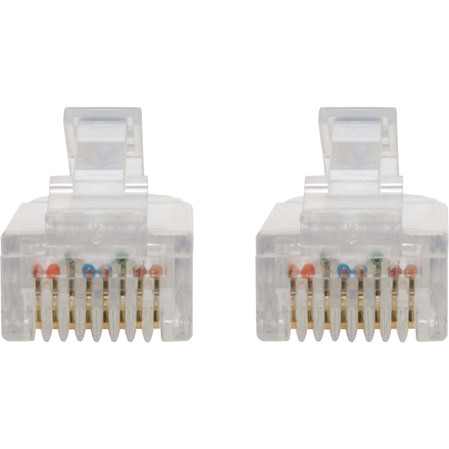 Tripp Lite Cat6 UTP Patch Cable (RJ45) - M/M, Gigabit, Snagless, Molded, Slim, Blue, 8 in.