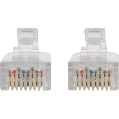 Tripp Lite Cat6 UTP Patch Cable (RJ45) - M/M, Gigabit, Snagless, Molded, Slim, Blue, 8 in.